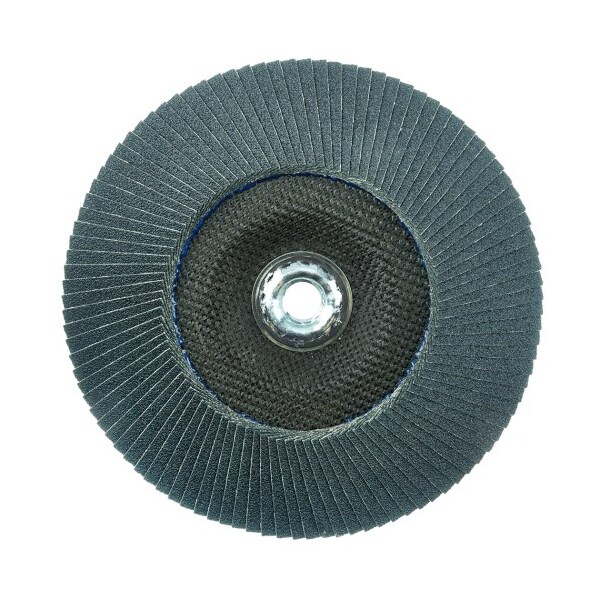 Weiler 7" Tiger Paw Abrasive Flap Disc, Conical (TY29), 80Z, 5/8"-11 UNC 51148 - main